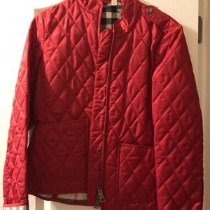 Burberry red jacket - FIXED PRICE